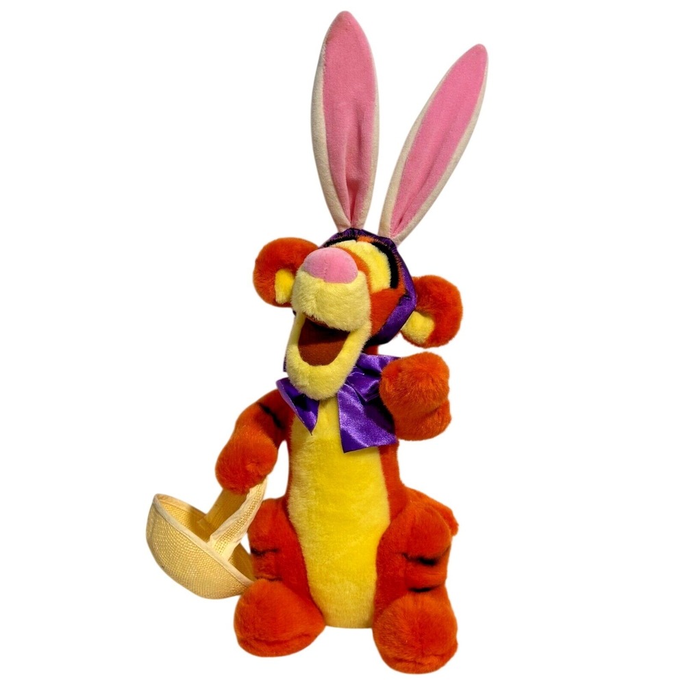 Walt Disney Company Large Easter Bunny‎ Tigger plush(310-986) EUC